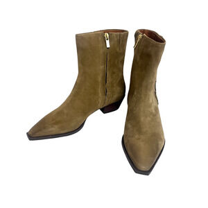 New Lucky Brand Women's Shakell Ankle Boot size 7 Olive